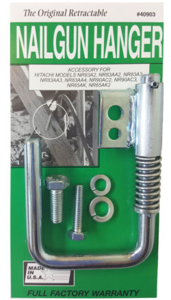 toolhangers green package nailgun hanger