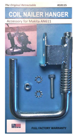 coil nailer hanger teal package