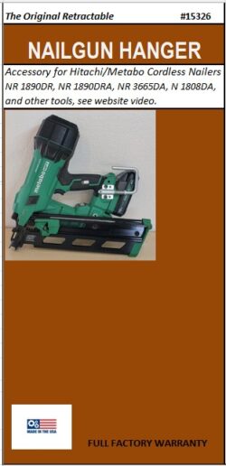 15326 Nailgun Hanger - Brown Packaging